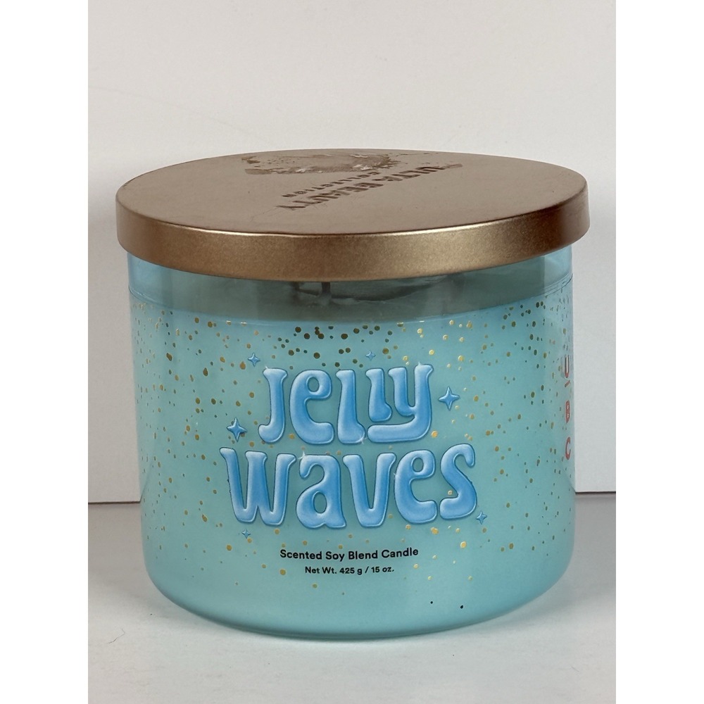Ulta Jelly‎ Waves Soy Blend 3 Wick Candle 15 oz Large New